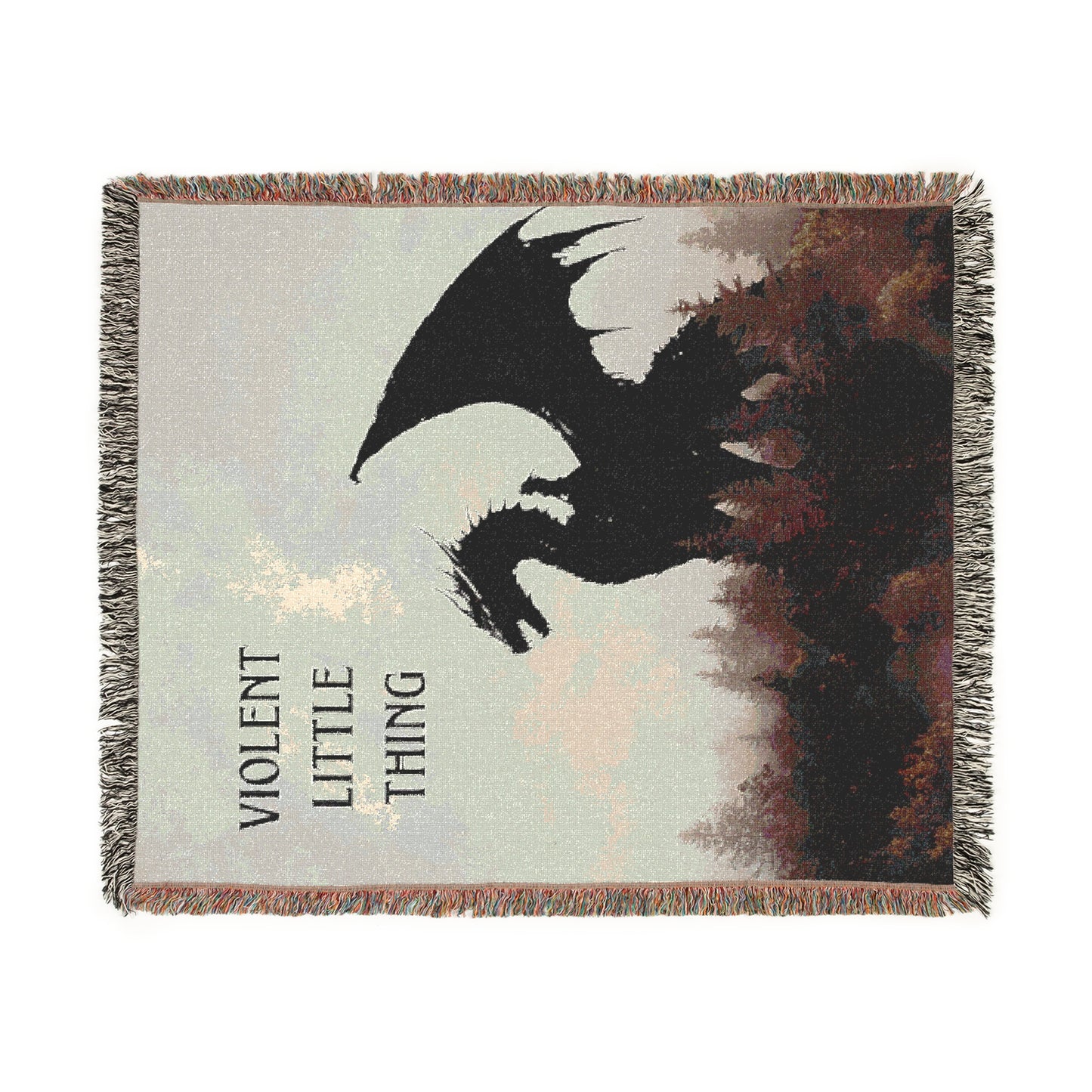 Violent Little Thing Wing Leader Fourth Quadrant Rider Squad Woven Blanket