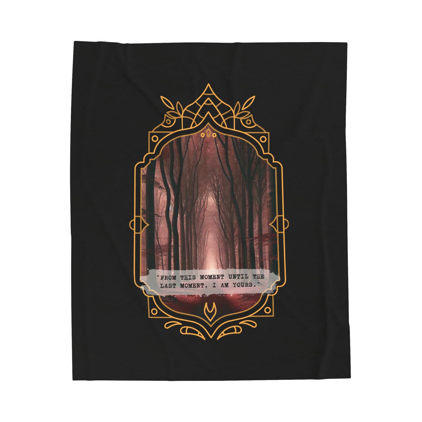 From Blood and Ash Blanket FBAA Gift for Her | Bookish Fleece Throw Blanket | Bookstagram Merch