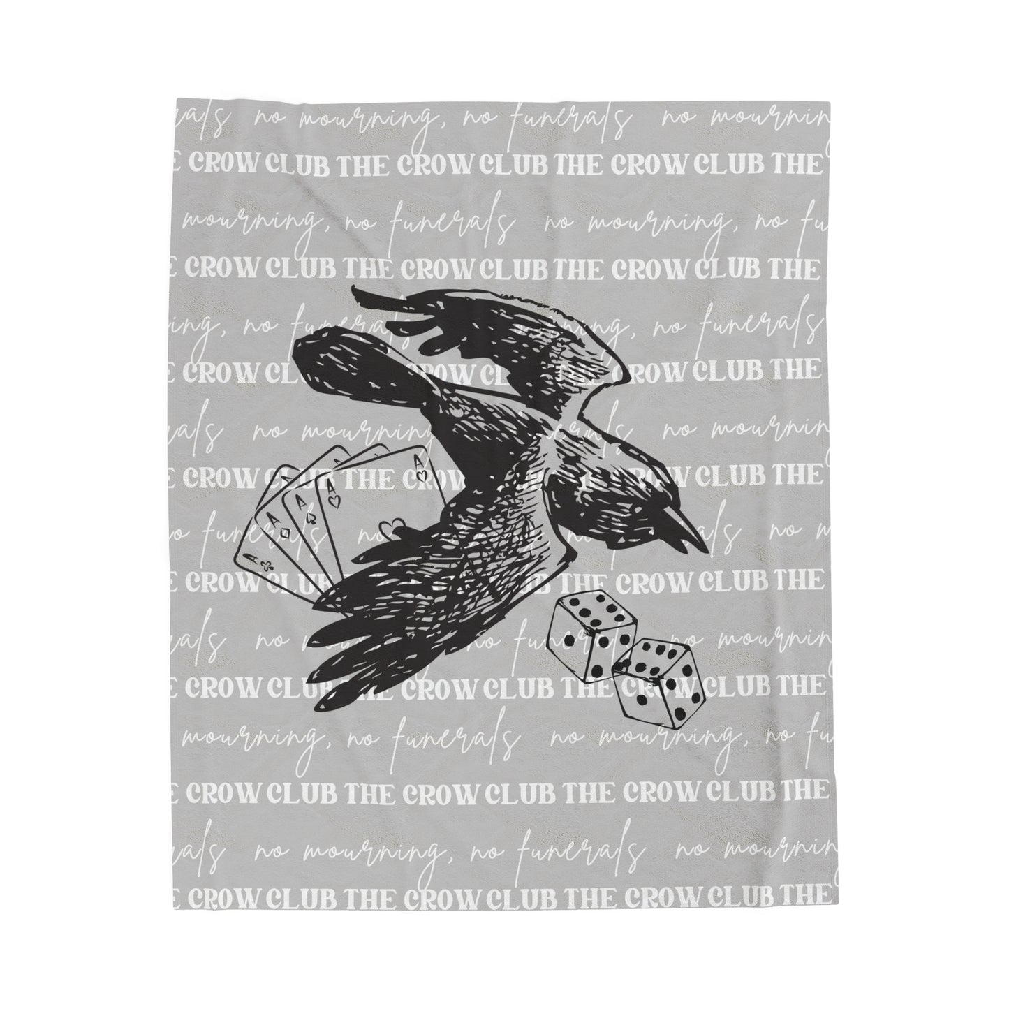 Vintage Ketterdam Crow Club Blanket, Six Of Crows Throw Blanket, Kaz Brekker Blanket, Crow Club Bedding, Inej Ghafa, Six Of Crows Merch