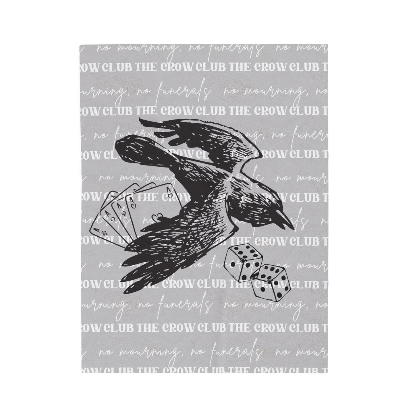 Vintage Ketterdam Crow Club Blanket, Six Of Crows Throw Blanket, Kaz Brekker Blanket, Crow Club Bedding, Inej Ghafa, Six Of Crows Merch