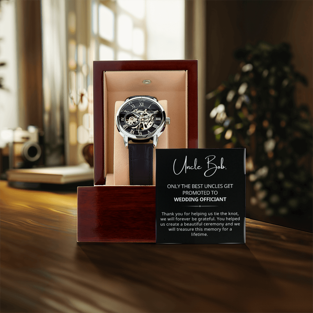 Uncle Wedding Officiant Gift