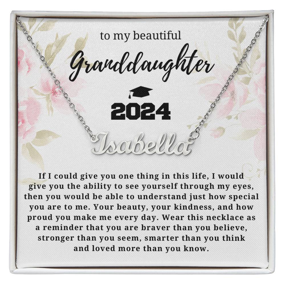 Congrats Grad Class of 2024 Graduation Gift, Graduation Necklace, Graduation Jewelry, Grad Necklace, High School Grads, College grads