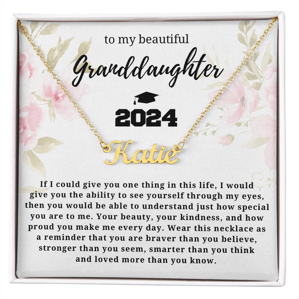 Congrats Grad Class of 2024 Graduation Gift, Graduation Necklace, Graduation Jewelry, Grad Necklace, High School Grads, College grads