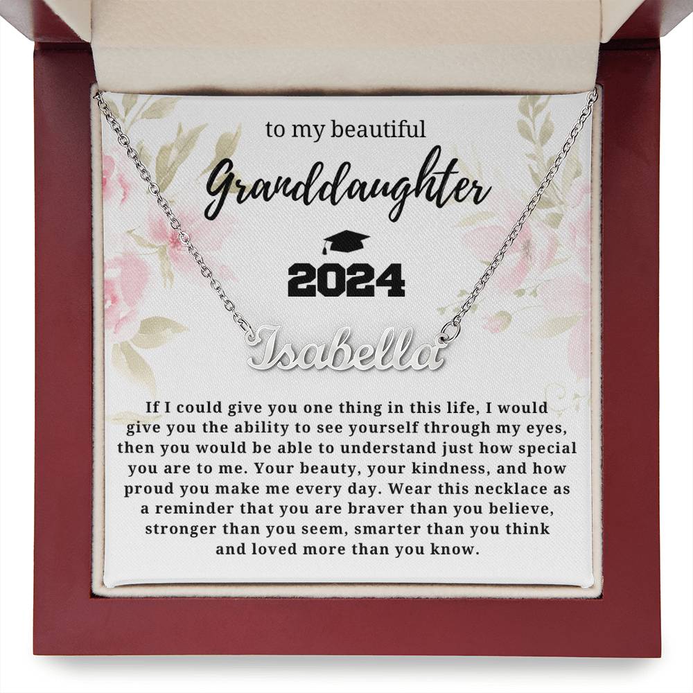 Congrats Grad Class of 2024 Graduation Gift, Graduation Necklace, Graduation Jewelry, Grad Necklace, High School Grads, College grads