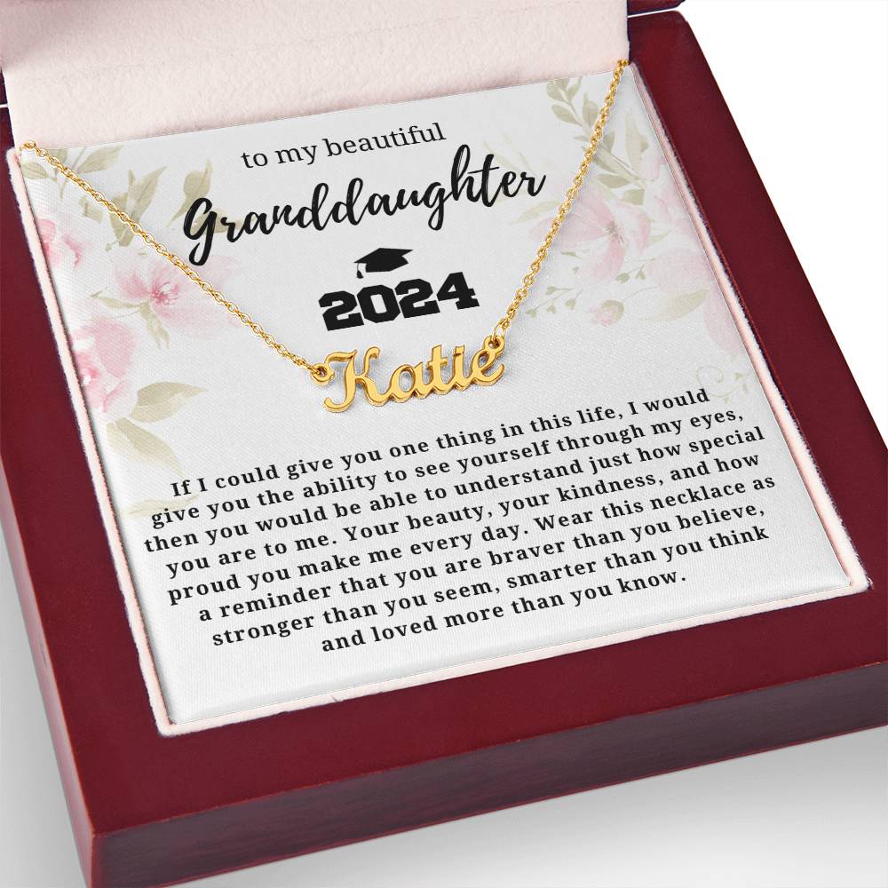 Congrats Grad Class of 2024 Graduation Gift, Graduation Necklace, Graduation Jewelry, Grad Necklace, High School Grads, College grads