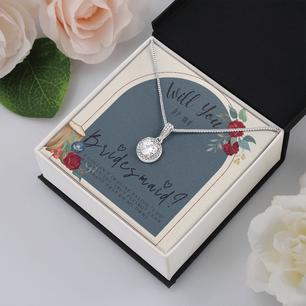 Bridesmaid Proposal Box w/ LeD light & Necklace