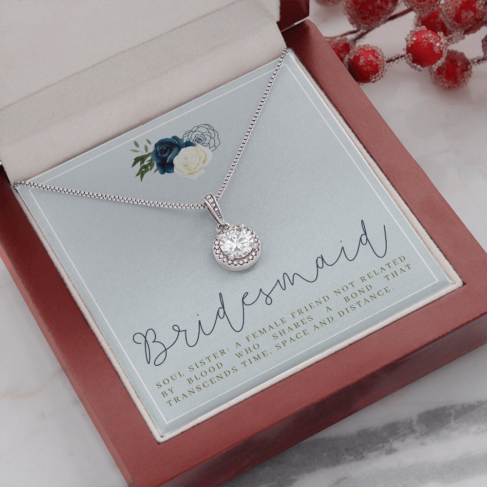 Dusty Blue Bridesmaid Gift