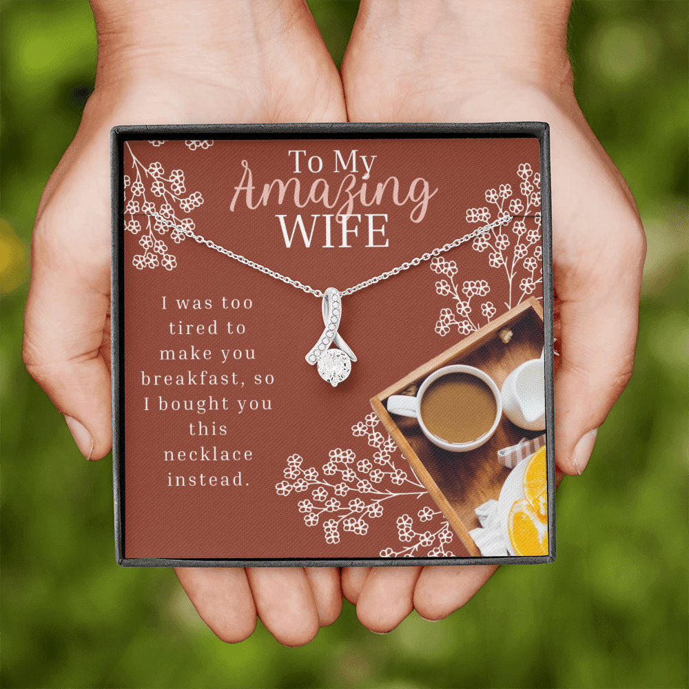 Mothers Day Gift for Wife, Birthday, Anniversary, From Wife, From Partner, From Husband, Funny, Humor, Boho, Coffee, Breakfast, Diner